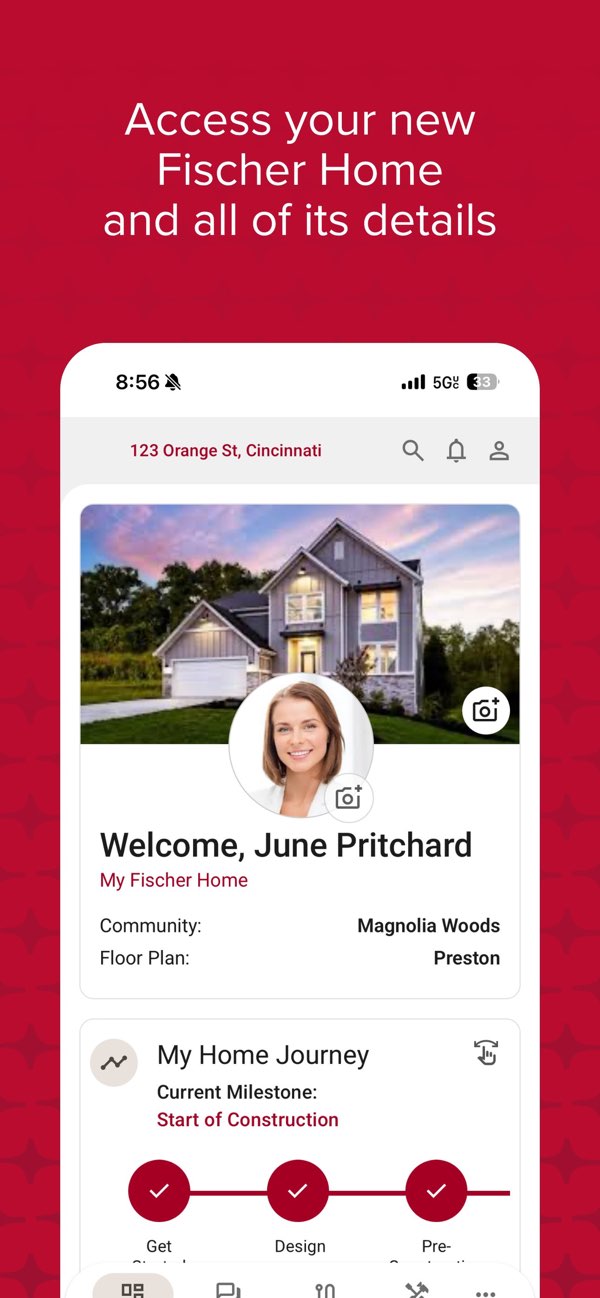 Fischer Homes app: Access your new home and all of its details